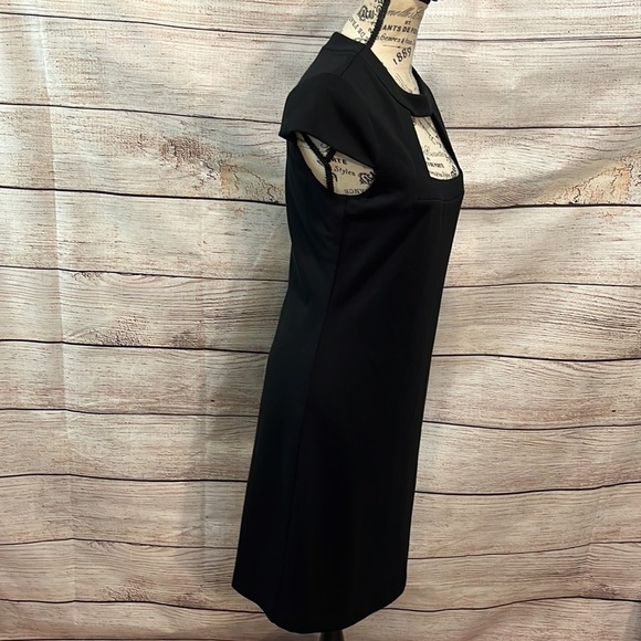 Trina Turk Cocktail Dress Keyhole Front Black Size 2 - Picture 4 of 9